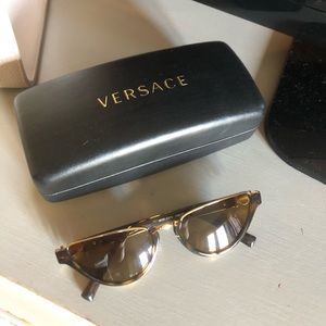 Versace Retro 90’s Sunglasses in Tortoise